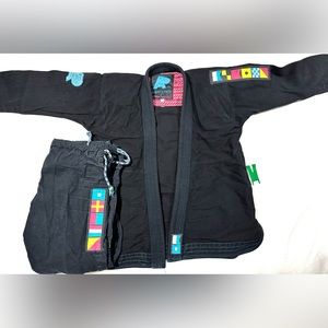 Albino and Preto Batch #52 Course of Action Gi. Size A1. JiuJitsu Kimono & Pants